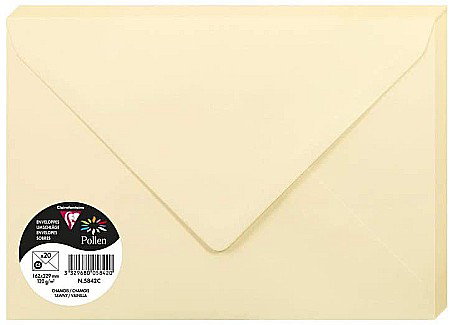 Plicuri Colorate - PLIC CLAIREFONTAINE C5 20/SET VANILIE 5842C
