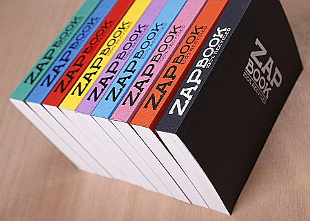 CF CAIET SCHITE A5 ZAP BOOK 160F 80GR/m2 SPIRA NEGRU CLAIREFONTAINE 8362C [1]