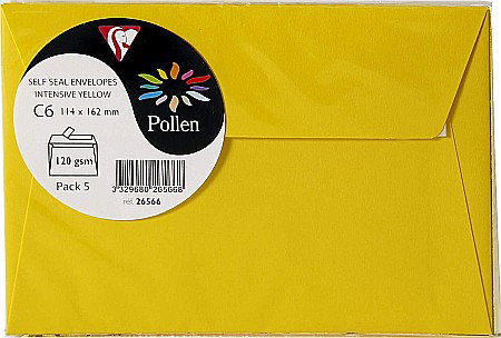 Plicuri pf - PLIC CLAIREFONTAINE C6 5/SET GALBEN INTENS 26566C