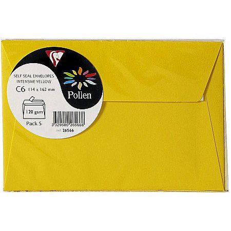 PLIC CLAIREFONTAINE C6 5/SET GALBEN INTENS 26566C [1]