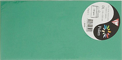 Plicuri Colorate - PLIC CLAIREFONTAINE DL 5/SET VERDE PIN 26595C