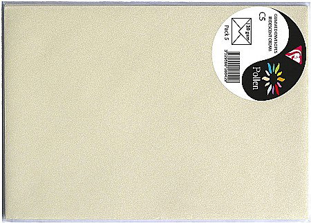 Plicuri invitatii - PLIC CLAIREFONTAINE C5 5/SET CREM PERLAT 26642C