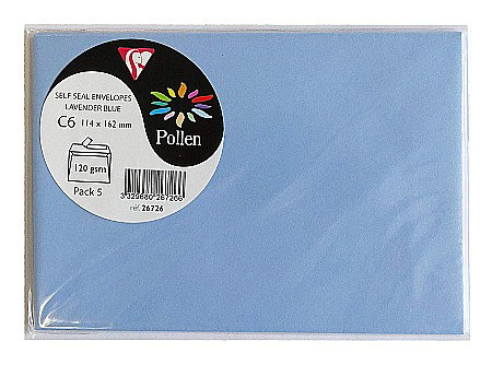 Plicuri pf - PLIC CLAIREFONTAINE C6 5/SET ALBASTRU LAVANDA 26726C