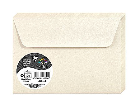 Plicuri Colorate - PLIC CLAIREFONTAINE C6 PERLAT 20/SET CREM 50046C