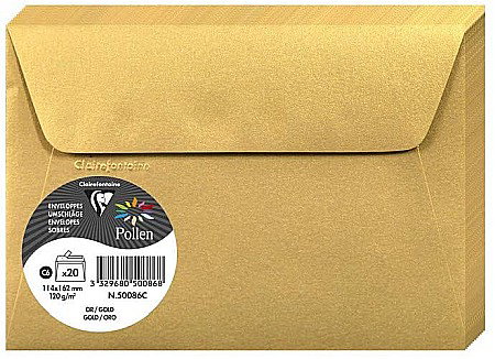 Plicuri Colorate - PLIC CLAIREFONTAINE C6 PERLAT 20/SET AURIU 50086C