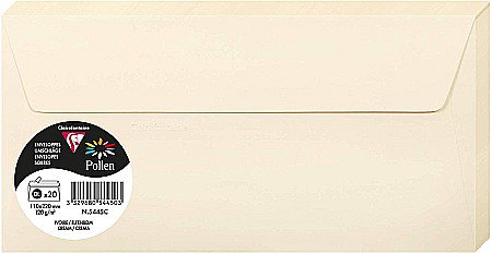 Plicuri Colorate - PLIC CLAIREFONTAINE DL 20/SET CREM 5445C