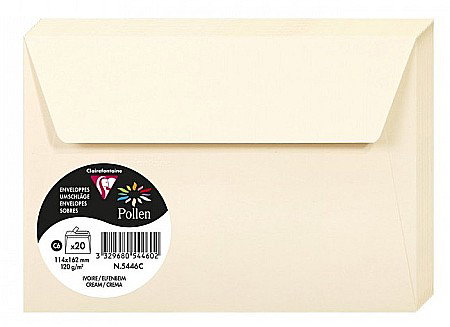 Plicuri pf - PLIC CLAIREFONTAINE C6 20/SET CREM 5446C