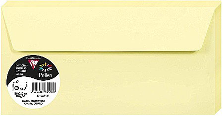 PLIC CLAIREFONTAINE DL 20/SET CANARY 5455C [0]