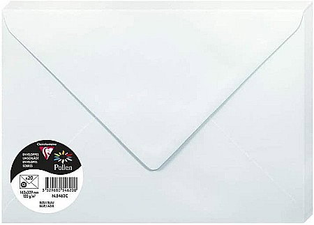 Plicuri Colorate - PLIC CLAIREFONTAINE C5 20/SET ALBASTRU PASTEL 5462C