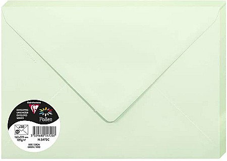 Plicuri Colorate - PLIC CLAIREFONTAINE C5 20/SET VERDE PASTEL 5472C