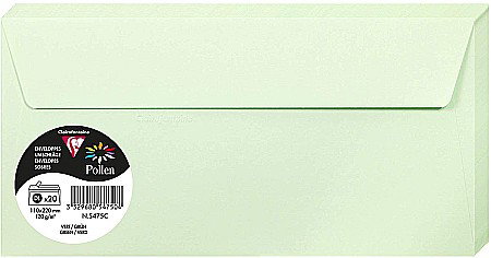 Plicuri pf - PLIC CLAIREFONTAINE DL 20/SET VERDE PASTEL 5475C