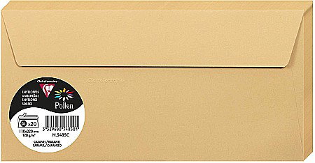 Plicuri Colorate - PLIC CLAIREFONTAINE DL 20/SET CARAMEL 5485C