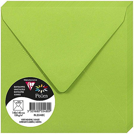 Plicuri pf - PLIC CLAIREFONTAINE 140*140 20/SET VERDE MAR 5548C