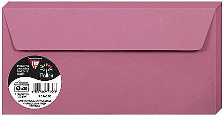 Plicuri invitatii - PLIC CLAIREFONTAINE DL 20/SET ROZ HORTENSIE 55655C