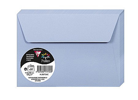 Plicuri Colorate - PLIC CLAIREFONTAINE C6 20/SET ALBASTRU LAVANDA 55726C