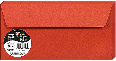 Plicuri pf - PLIC CLAIREFONTAINE DL 20/SET ROSU CORAL 55995C