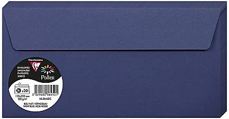 Plicuri Colorate - PLIC CLAIREFONTAINE DL 20/SET ALBASTRU INCHIS 5645C