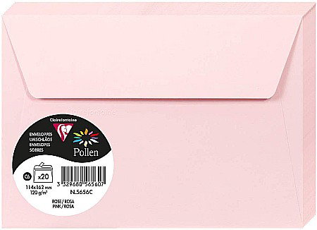 Plicuri pf - PLIC CLAIREFONTAINE C6 20/SET ROZ 5656C