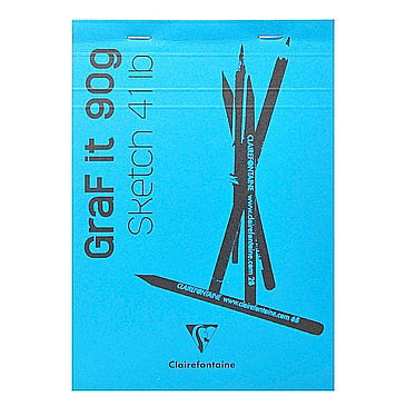 CF BLOC DESEN A6 GRAFIT 80F 90GR CLAIREFONTAINE 96619C [1]