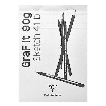 CF BLOC DESEN A6 GRAFIT 80F 90GR CLAIREFONTAINE 96619C [2]