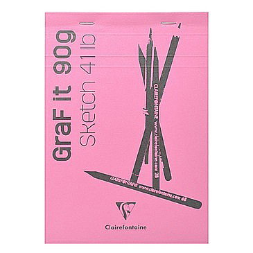 CF BLOC DESEN A6 GRAFIT 80F 90GR CLAIREFONTAINE 96619C [3]