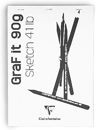 Blocuri de desen profesionale - CF BLOC DESEN A4 GRAFIT 80F 90GR CLAIREFONTAINE 96623C