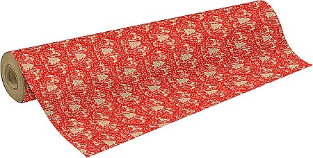CF HARTIE IMPACHETAT ROLA 0.7*50M MOTIV CRACIUN KRAFT 70GR/M2 CLAIREFONTAINE 223814C [0]