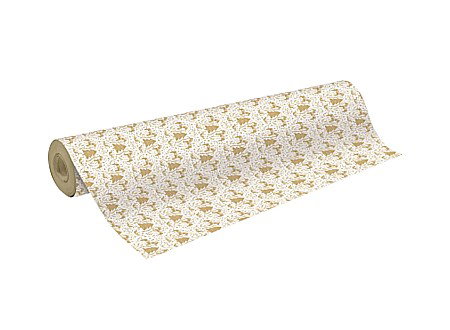 Hartie Ambalaj Christmas - CF HARTIE IMPACHETAT CRACIUN GOLD 50*0.35M 70G 223920C