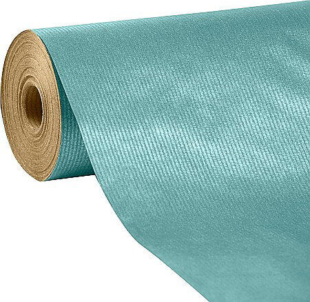 Hartie Ambalaj Christmas - CF HARTIE IMPACHETAT ROLA 0.7*50M TURCOAZ KRAFT 60GR/M2 CLAIREFONTAINE 507578C