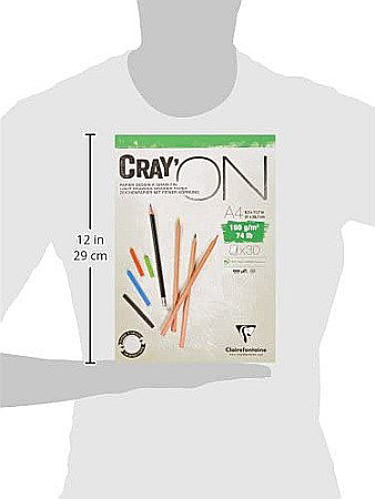 CF BLOC DESEN A4 CRAY'ON 30F 160GR CLAIREFONTAINE 975027C [3]