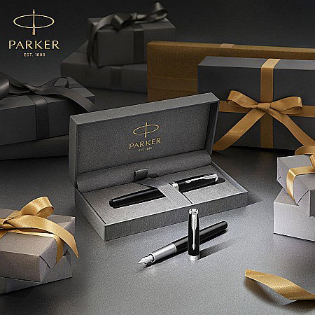 PARKER STILOU SONNET ROYAL BLACK LACQUER GT F 160352 [5]