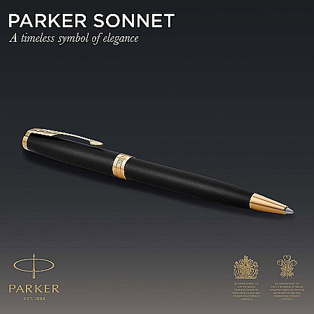 PARKER PIX SONNET BASIC, NEGRU MAT GT 160105 [2]