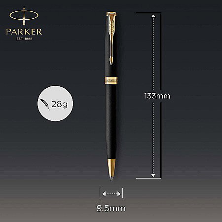 PARKER PIX SONNET BASIC, NEGRU MAT GT 160105 [3]