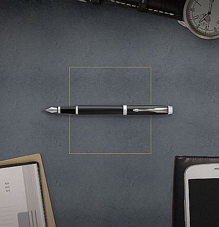 PARKER STILOU IM ROYAL BLACK LACQUER CT F 160158 [5]