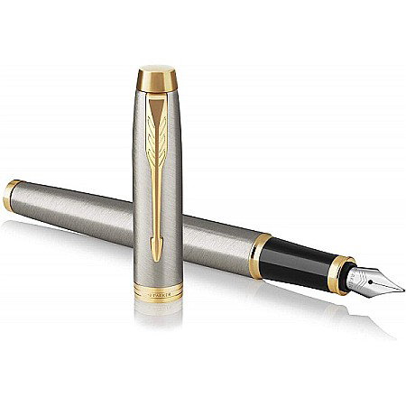 Stilouri de lux - PARKER STILOU IM ROYAL BRUSHED METAL GT F 160164