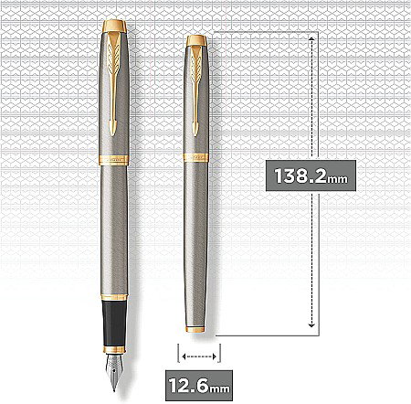 PARKER STILOU IM ROYAL BRUSHED METAL GT F 160164 [2]