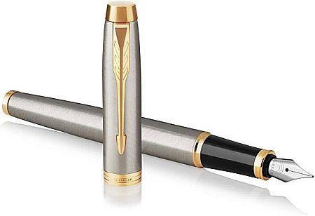 Stilouri de lux - PARKER STILOU IM BRUSH METAL-GOLD M GT 160939