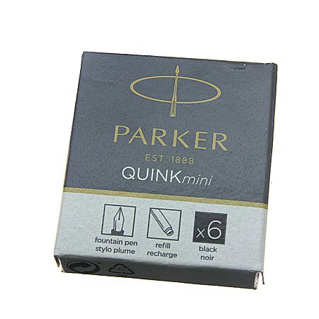 Cerneala Stilouri, Patroane cerneala - PATROANE CERNEALA PARKER 6/SET MINI NEGRE 160239