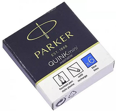 Cerneala Stilouri, Patroane cerneala - PATROANE CERNEALA PARKER 6/SET MINI ALBASTRE 160238