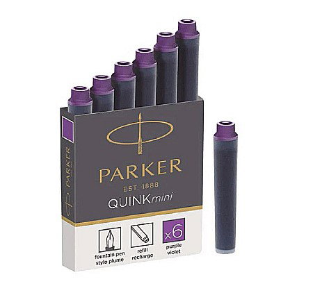 Cerneala Stilouri, Patroane cerneala - PATROANE CERNEALA PARKER 6/SET MINI VIOLET 160242