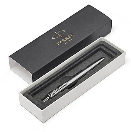 PARKER PIX JOTTER ROYAL STAINLESS STELL CHROME TRIM CT 160017 [1]