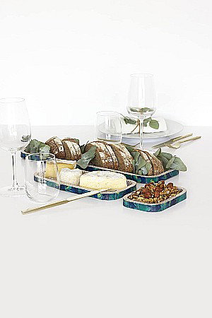 SET TAVITE PAPIER MACHE DREPTUNGHIULARE 3/SET AC881C [1]