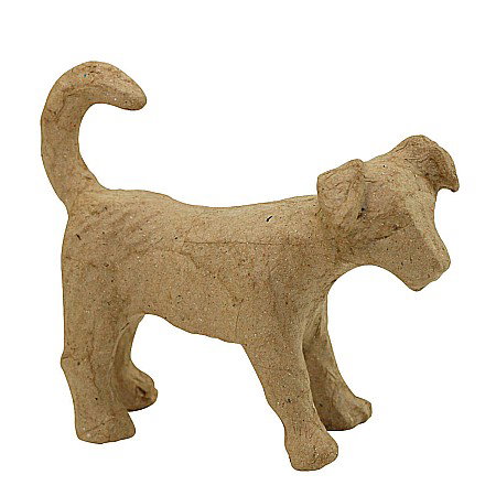 Decoratiuni Papier Mache - CF CAINE PAPIER MACHE 11*3.5*8.5 CM AP153O