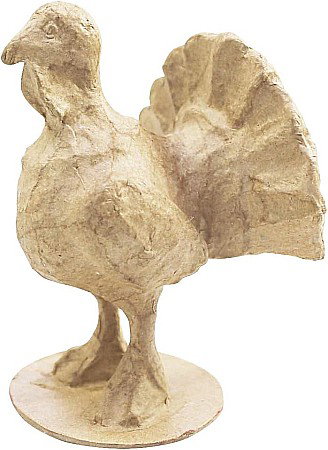 Decoratiuni Papier Mache - CF CURCAN PAPIER MACHE 11*6*13 CM AP169C