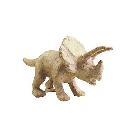 Decoratiuni Papier Mache - CF TRICERATOPS PAPIER MACHE 29*12*15.5 CM SA181O