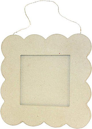 Diverse Articole de Craciun - CF RAMA FOTO CRACIUN PAPIER MACHE 20*20 CM CD027C