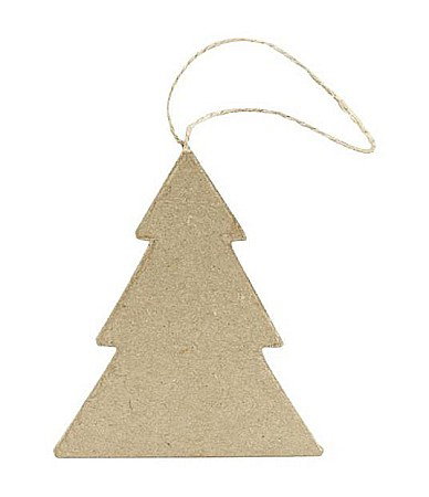 CF BRADULET DE CRACIUN PAPIER MACHE 8*7*1CM NO026O [0]