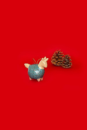 CF UNICORN PAPIER MACHE 8*7*1CM NO045C [1]