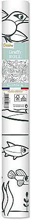 ARTICOLE COPII - CF ROLA HARTIE DE COLORAT 0.35*5M 90GR ECOSYSTEM AVENUE MANDARINE GY078C