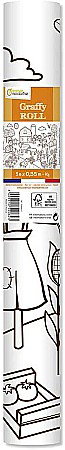 ARTICOLE COPII - CF ROLA HARTIE DE COLORAT 0.35*5M 90GR VIATA LA FERMA AVENUE MANDARINE GY082C